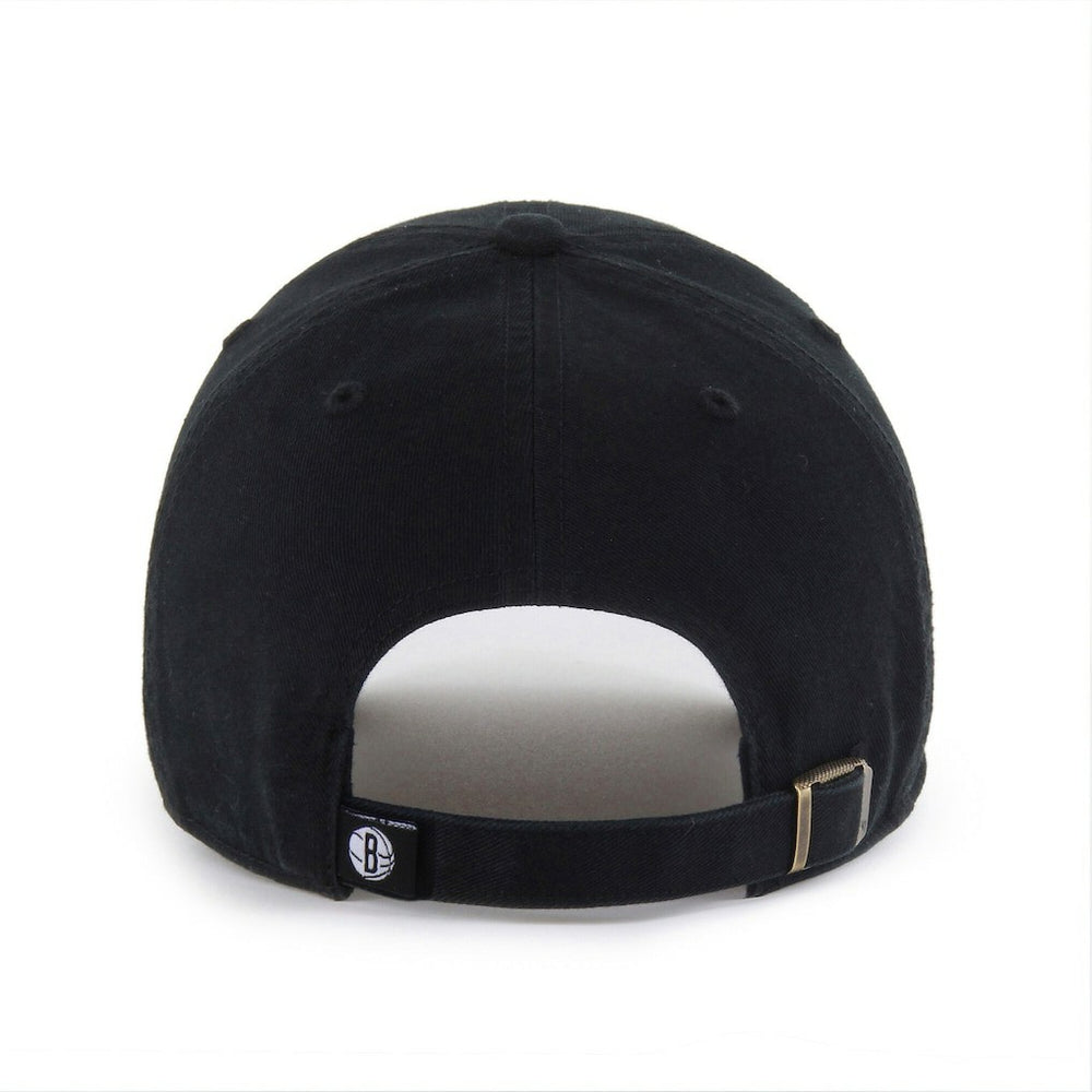 Brooklyn Nets '47 Black on Black Clean Up Adjustable Hat discount