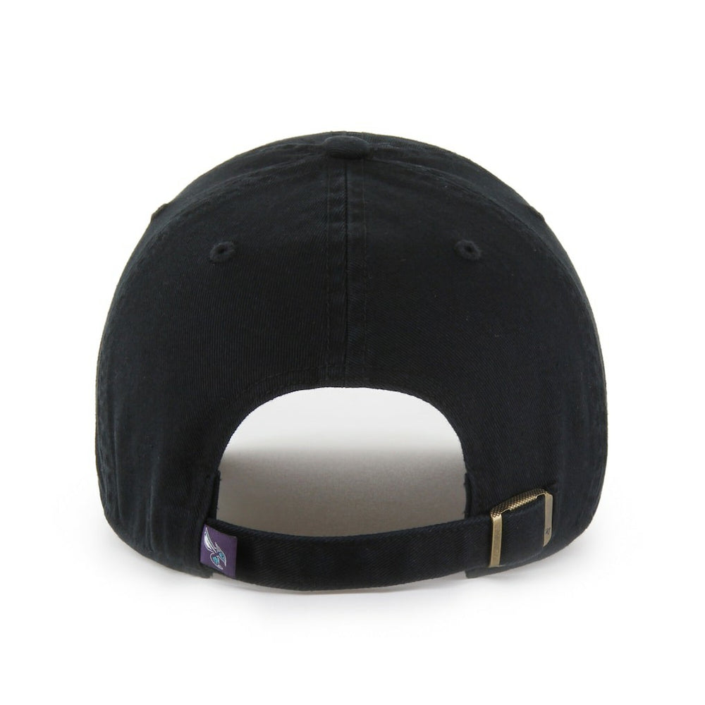 Charlotte Hornets '47 Black on Black Clean Up Adjustable Hat shop