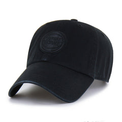 Detroit Pistons '47 Black on Black Clean Up Adjustable Hat cheap