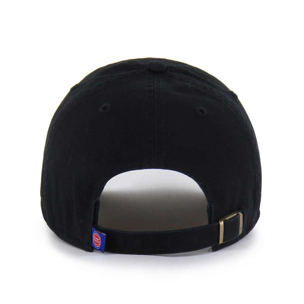 Detroit Pistons '47 Black on Black Clean Up Adjustable Hat cheap