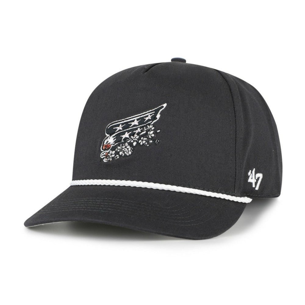 Washington Capitals '47 Cherry Blossom Rope Hitch Adjustable Hat - Charcoal Hats