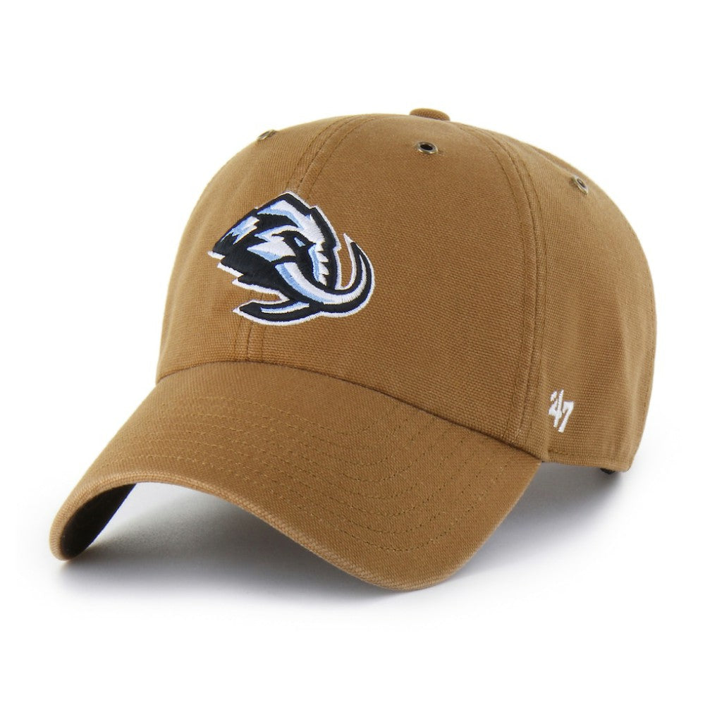 Utah Mammoth Carhartt x '47 Clean Up Adjustable Hat - Brown Hats