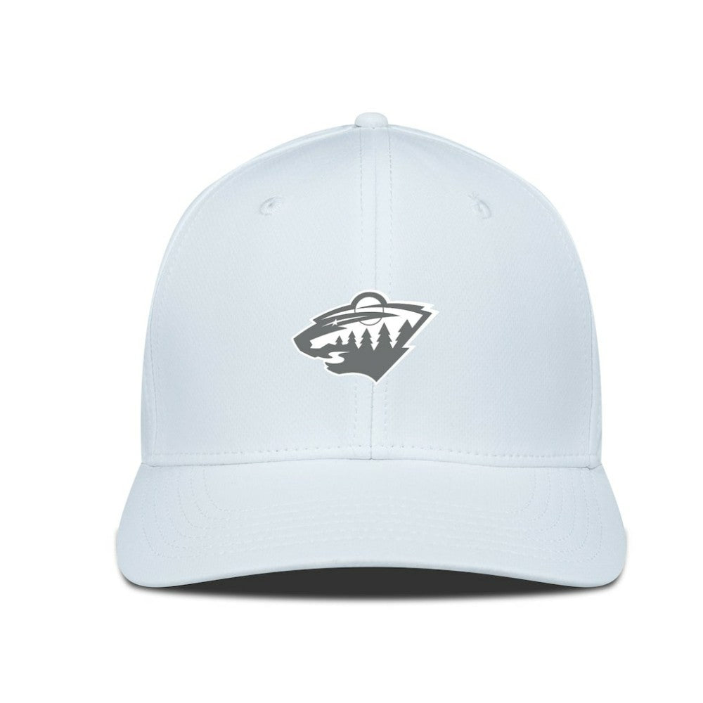 Minnesota Wild Levelwear Rise Slate & Snow Structured Flex Hat - White Hats