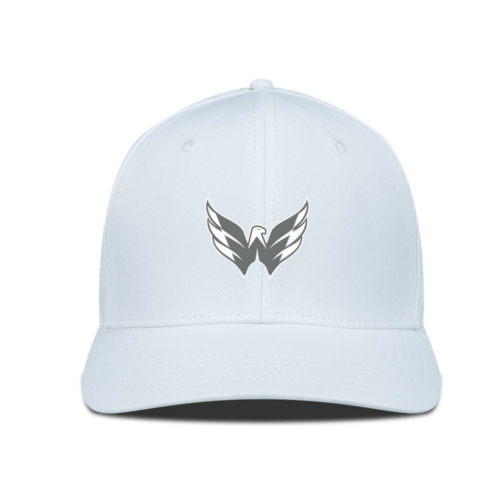 Washington Capitals Levelwear Rise Slate & Snow Structured Flex Hat - White Hats
