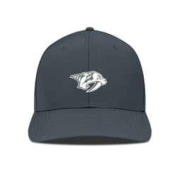 Nashville Predators Levelwear Rise Slate & Snow Structured Flex Hat - Charcoal Hats