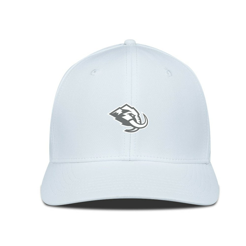 Utah Mammoth Levelwear Rise Slate & Snow Structured Flex Hat - White Hats