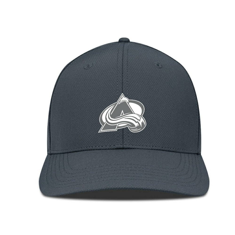 Colorado Avalanche Levelwear Rise Slate & Snow Structured Flex Hat - Charcoal Hats