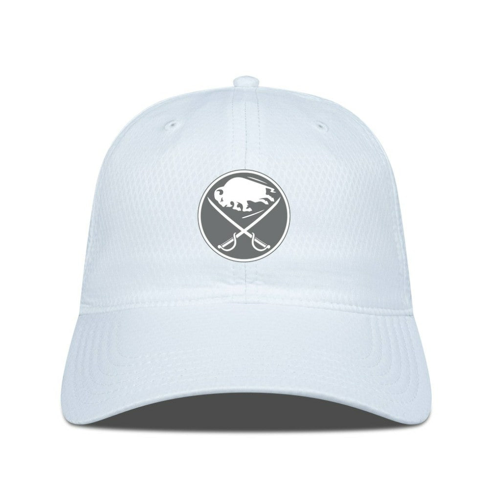 Buffalo Sabres Levelwear Matrix Slate & Snow Unstructured Adjustable Hat - White Hats