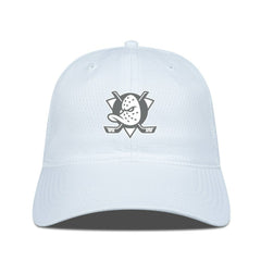 Anaheim Ducks Levelwear Matrix Slate & Snow Unstructured Adjustable Hat - White Hats