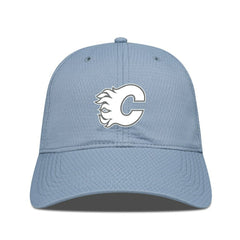 Calgary Flames Levelwear Matrix Slate & Snow Unstructured Adjustable Hat - Blue Hats