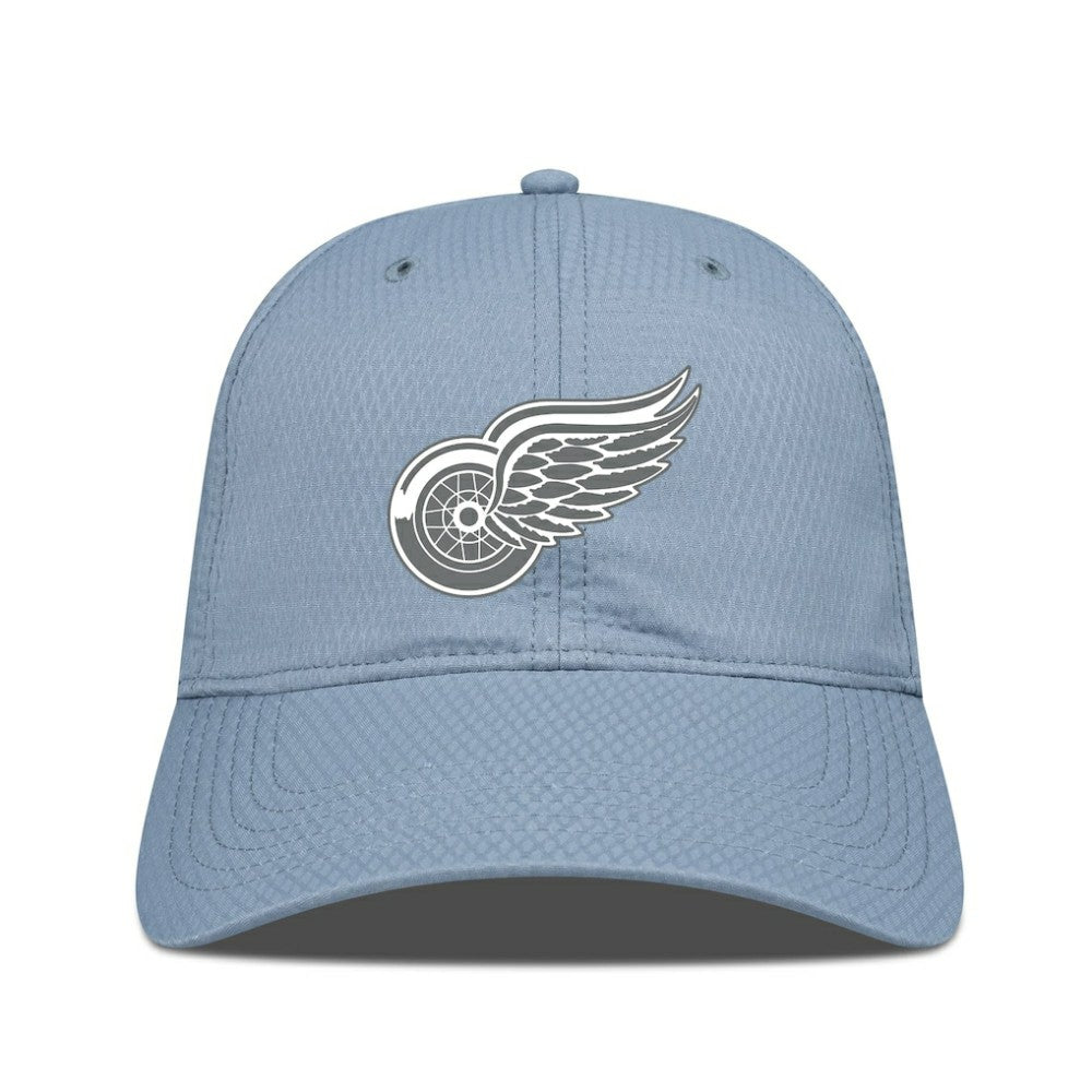 Detroit Red Wings Levelwear Matrix Slate & Snow Unstructured Adjustable Hat - Blue Hats