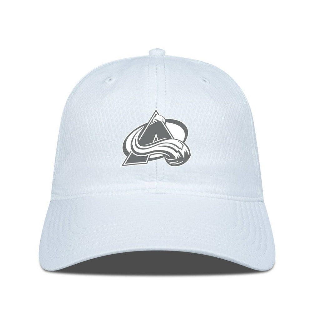 Colorado Avalanche Levelwear Matrix Slate & Snow Unstructured Adjustable Hat - White Hats