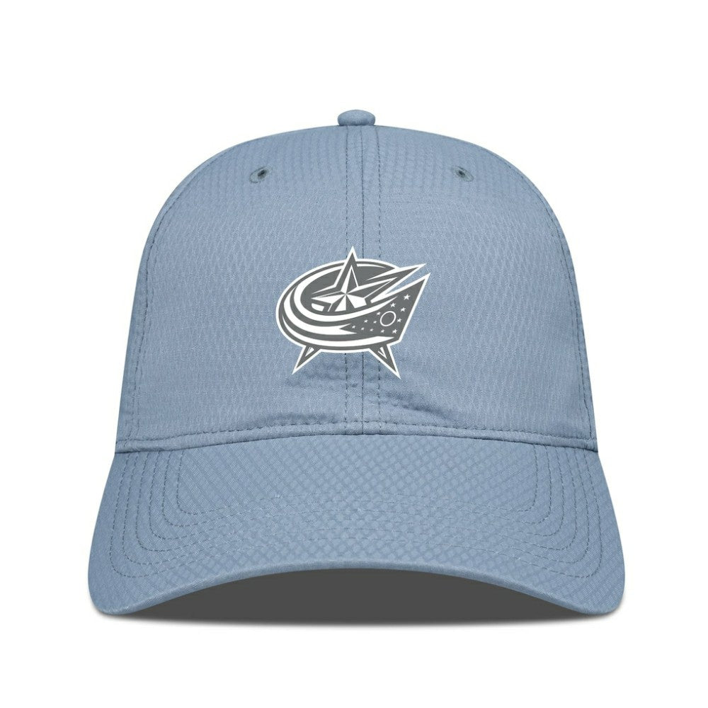 Columbus Blue Jackets Levelwear Matrix Slate & Snow Unstructured Adjustable Hat - Blue Hats