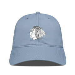 Chicago Blackhawks Levelwear Matrix Slate & Snow Unstructured Adjustable Hat - Blue Hats