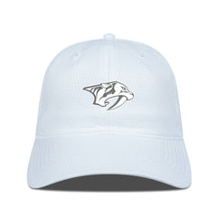 Nashville Predators Levelwear Matrix Slate & Snow Unstructured Adjustable Hat - White Hats