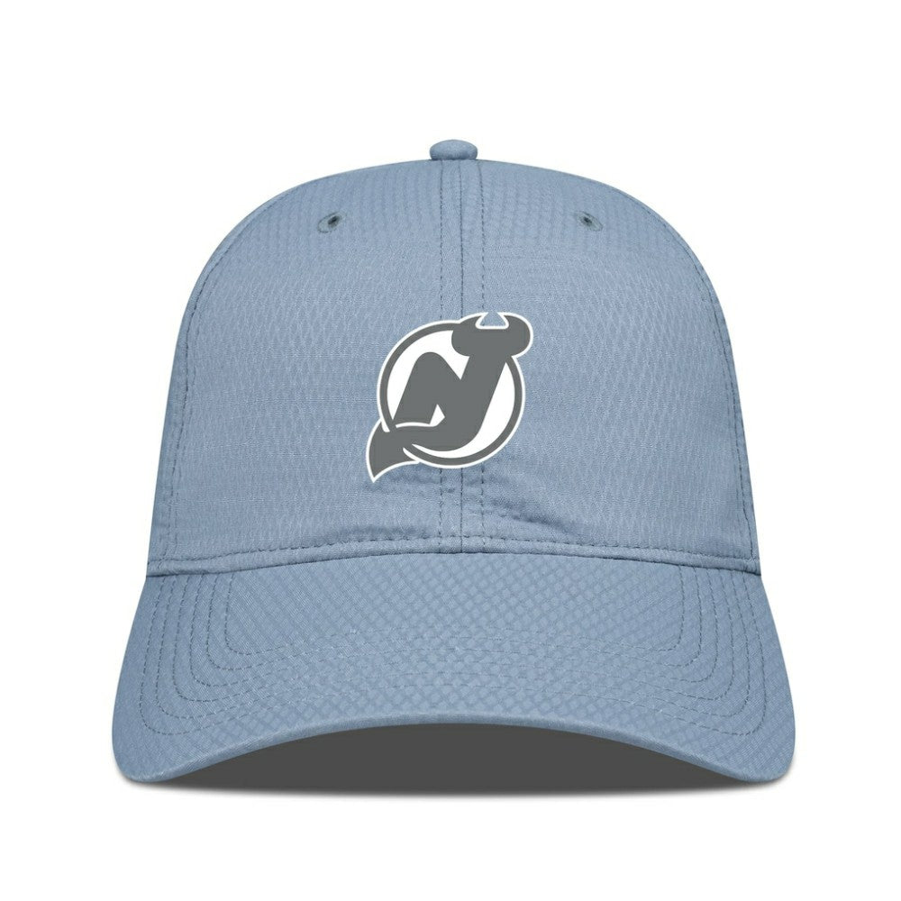 New Jersey Devils Levelwear Matrix Slate & Snow Unstructured Adjustable Hat - Blue Jerseys