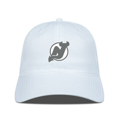 New Jersey Devils Levelwear Matrix Slate & Snow Unstructured Adjustable Hat - White Jerseys
