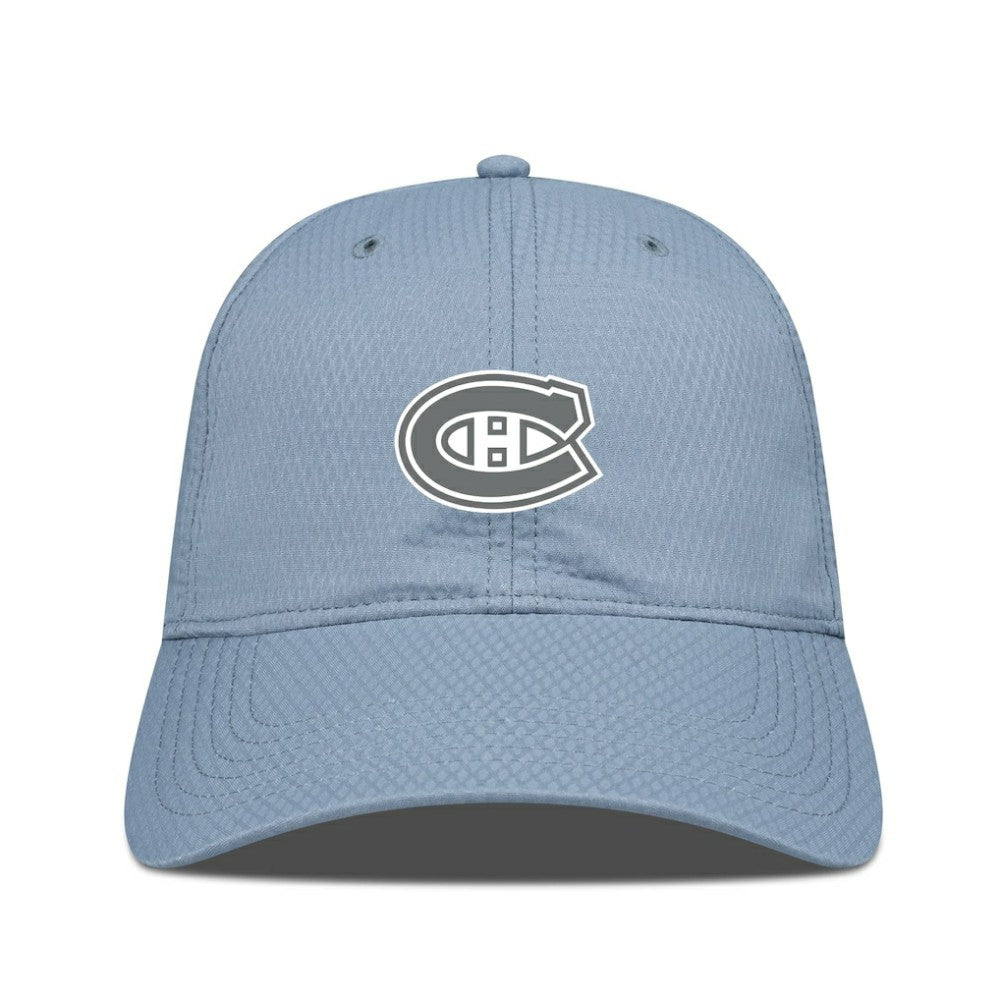 Montreal Canadiens Levelwear Matrix Slate & Snow Unstructured Adjustable Hat - Blue Hats