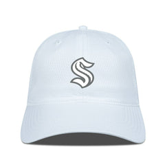 Seattle Kraken Levelwear Matrix Slate & Snow Unstructured Adjustable Hat - White Hats