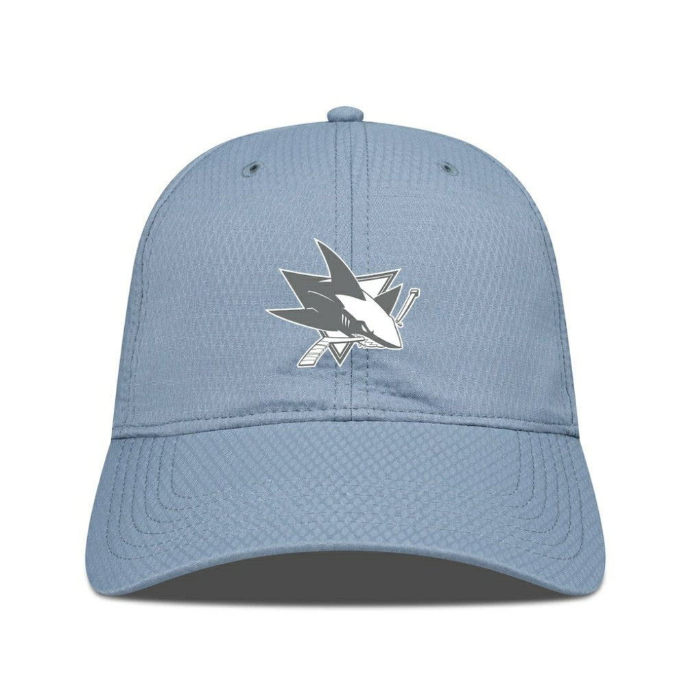 San Jose Sharks Levelwear Matrix Slate & Snow Unstructured Adjustable Hat - Blue Hats
