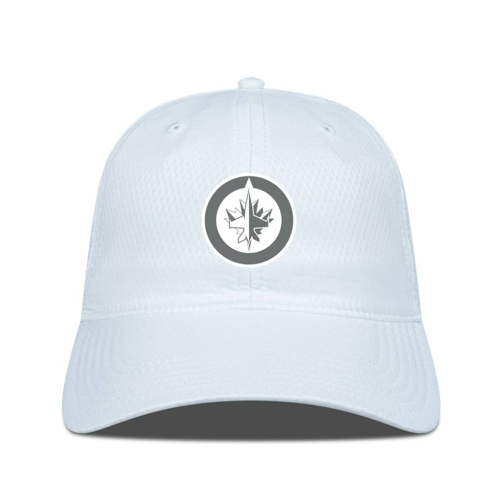 Winnipeg Jets Levelwear Matrix Slate & Snow Unstructured Adjustable Hat - White Hats