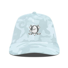 Anaheim Ducks Levelwear Clash Slate & Snow Meshback Flex Hat - Camo Hats