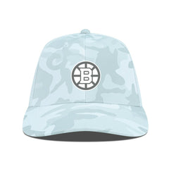 Boston Bruins Levelwear Clash Slate & Snow Meshback Flex Hat - Camo Hats