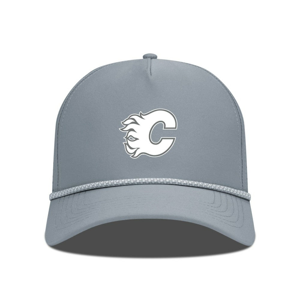 Calgary Flames Levelwear Gordon Slate & Snow Rope Adjustable Hat - Gray Hats