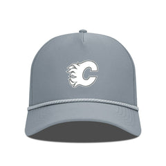 Calgary Flames Levelwear Gordon Slate & Snow Rope Adjustable Hat - Gray Hats