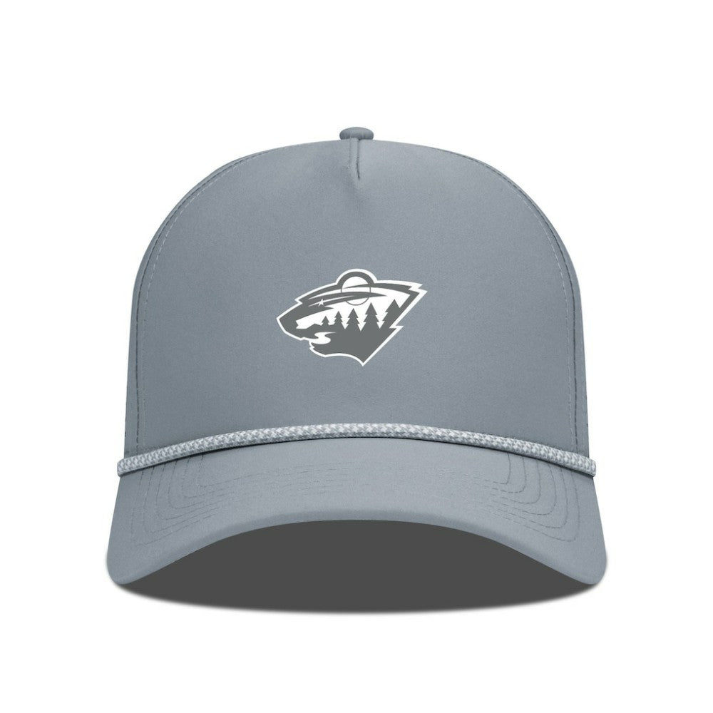 Minnesota Wild Levelwear Gordon Slate & Snow Rope Adjustable Hat - Gray Hats