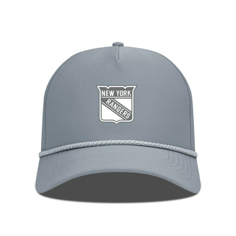 New York Rangers Levelwear Gordon Slate & Snow Rope Adjustable Hat - Gray Hats