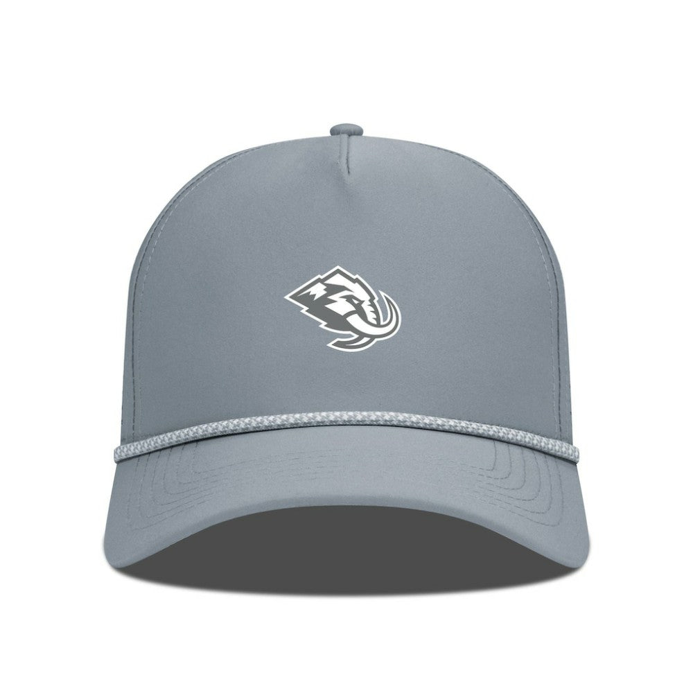 Utah Mammoth Levelwear Gordon Slate & Snow Rope Adjustable Hat - Gray Hats