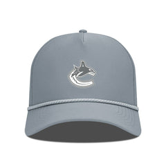 Vancouver Canucks Levelwear Gordon Slate & Snow Rope Adjustable Hat - Gray Hats