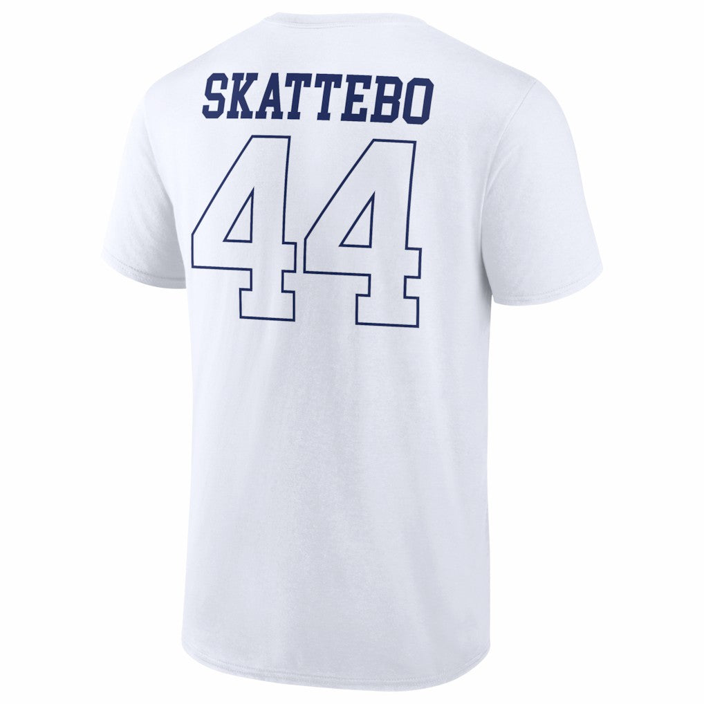 Cam Skattebo New York Giants Tonal Player Name & Number T-Shirt - White for sale