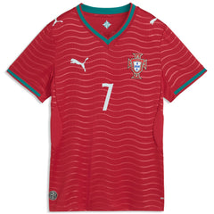 Cristiano Ronaldo Portugal National Team Women's 2026 Home Replica Jersey - Red discount