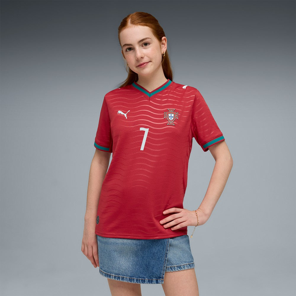 Cristiano Ronaldo Portugal National Team Youth 2026 Home Replica Jersey - Red outlet