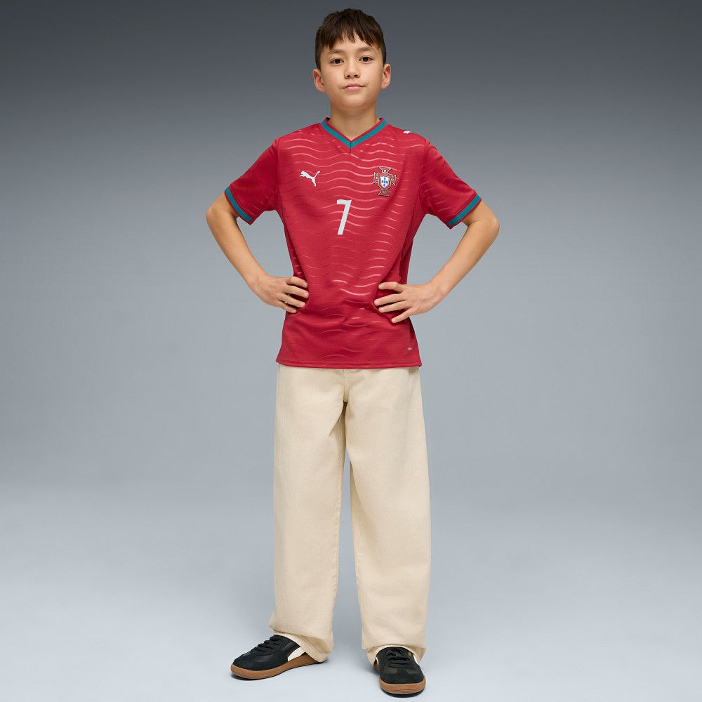 Cristiano Ronaldo Portugal National Team Youth 2026 Home Replica Jersey - Red outlet