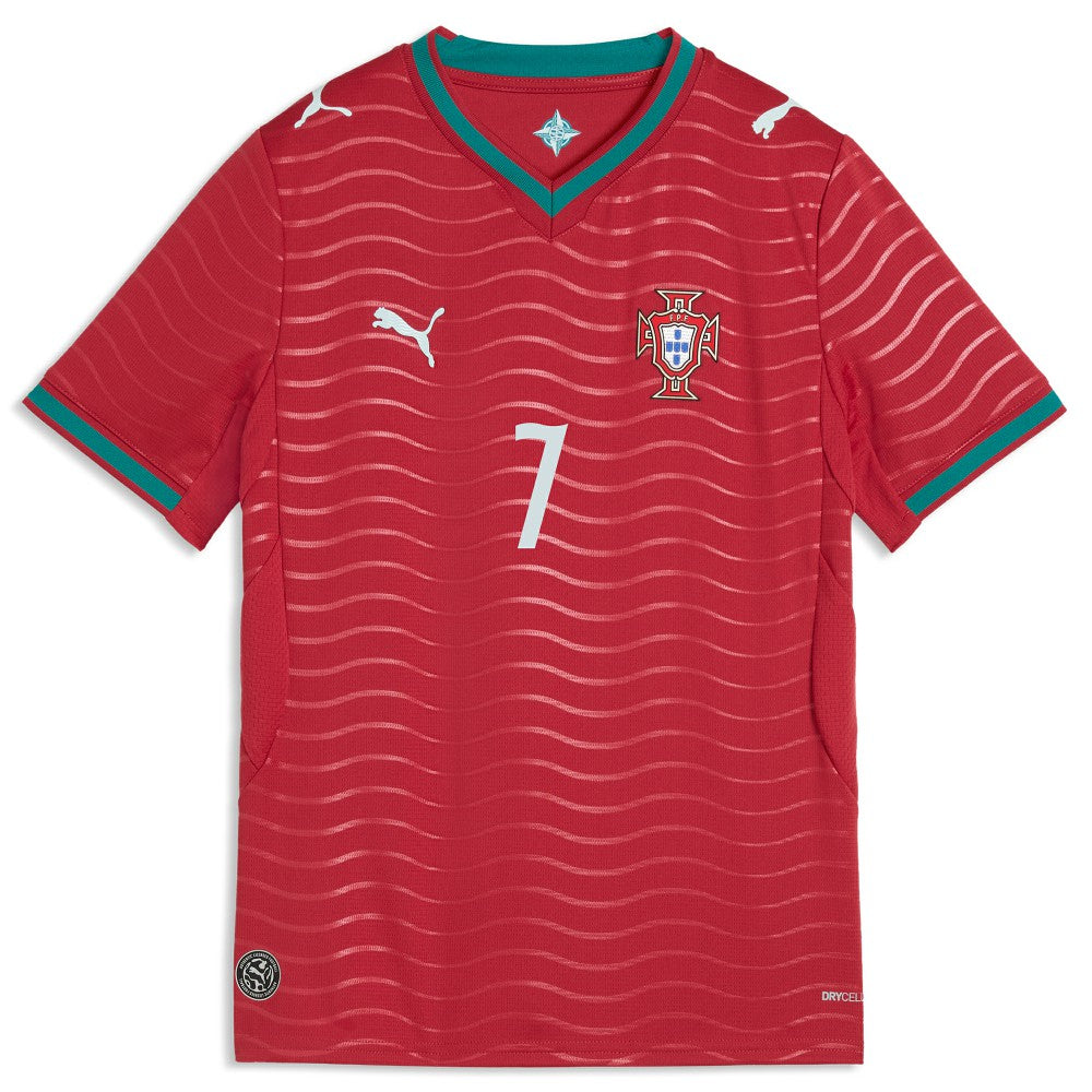 Cristiano Ronaldo Portugal National Team Youth 2026 Home Replica Jersey - Red outlet