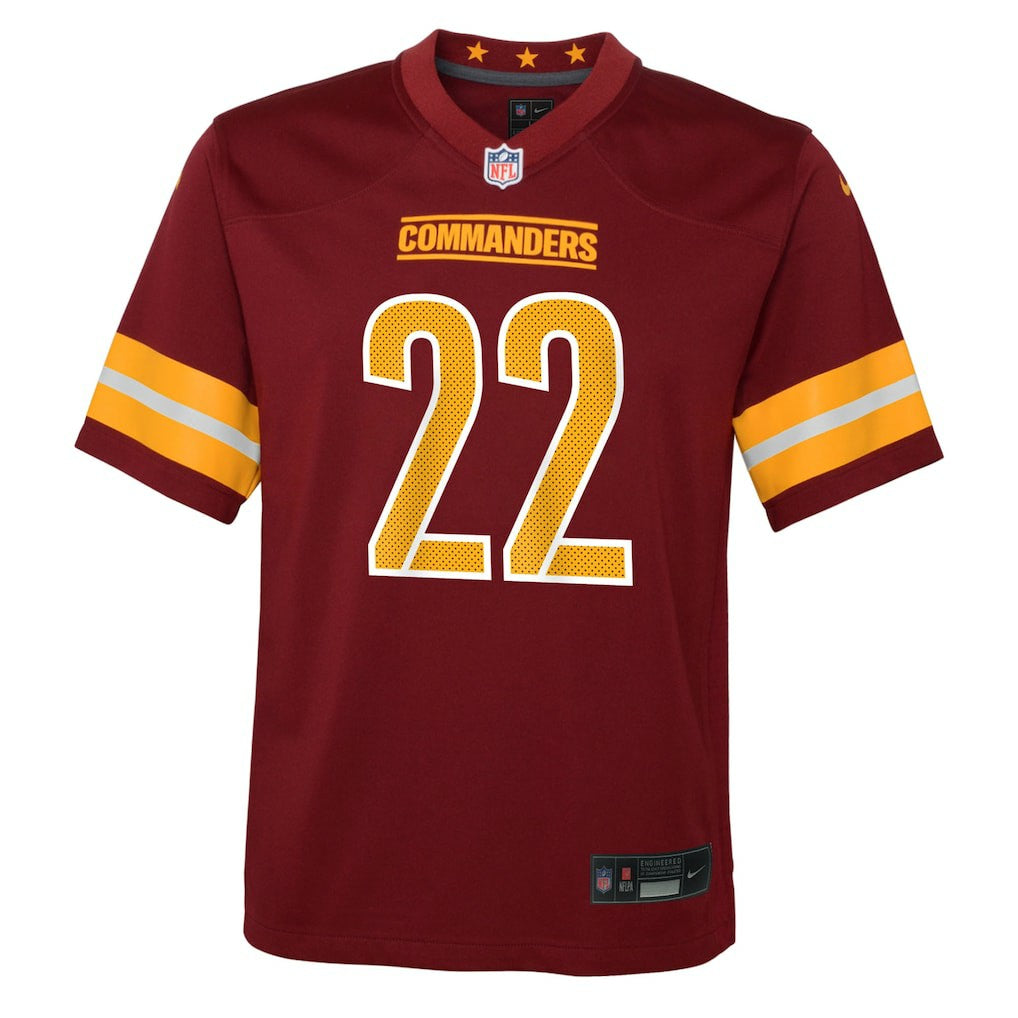 Jacory Croskey-Merritt Washington Commanders Youth Team Game Jersey - Burgundy online
