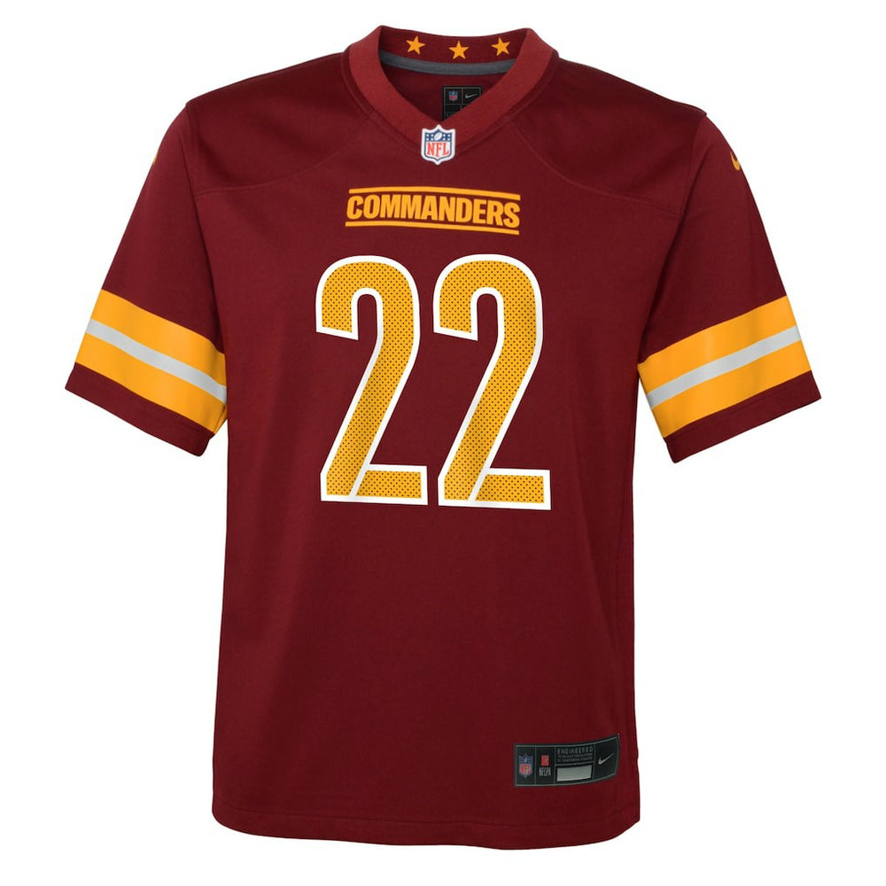 Jacory Croskey-Merritt Washington Commanders Youth Team Game Jersey - Burgundy online