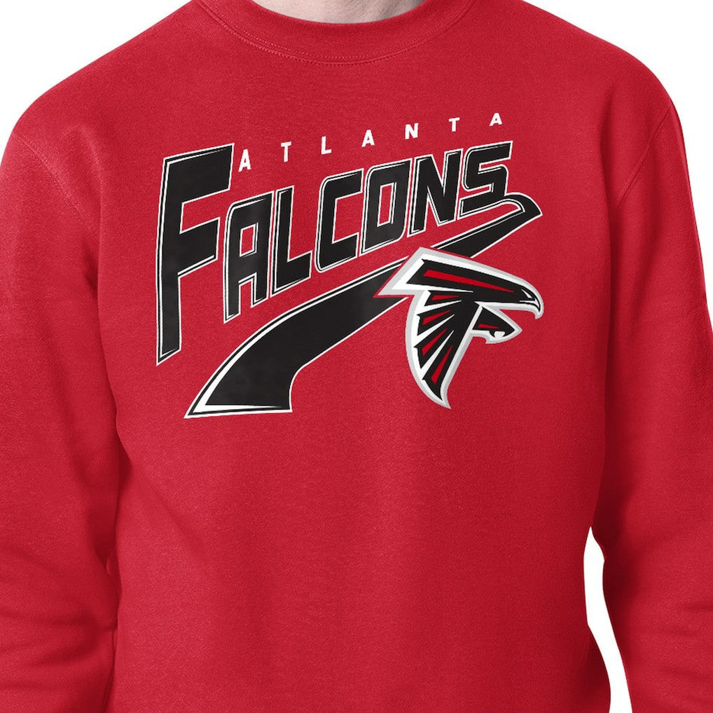 Atlanta Falcons Starter Modern Tailsweep Fleece Sweatshirt - Red on sale