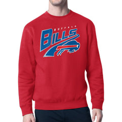 Buffalo Bills Starter Modern Tailsweep Fleece Sweatshirt - Red outlet