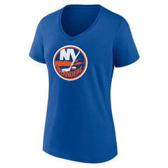 New York Islanders Women's Mother's Day V-Neck T-Shirt - Royal T-shirts