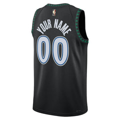 Minnesota Timberwolves Unisex Swingman Custom Jersey - Classic Edition - Black for sale