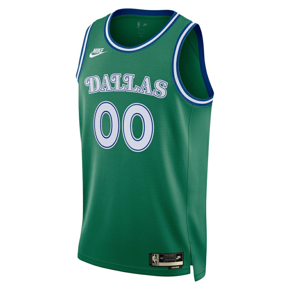 Dallas Mavericks Unisex Swingman Custom Jersey sale - Classic Editi- Green online