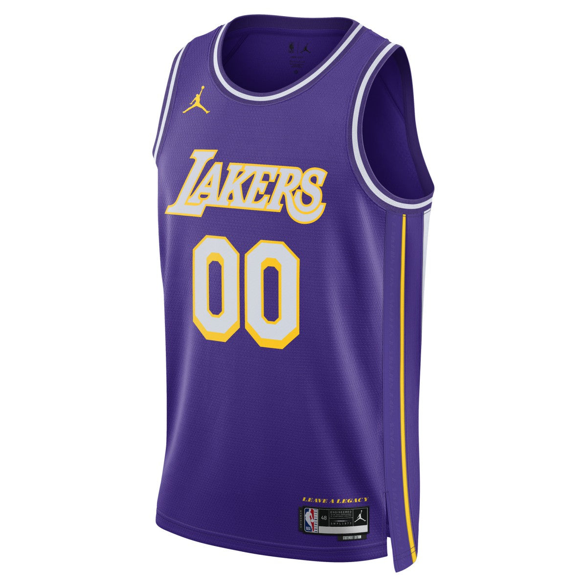 Los Angeles Lakers Jordan Brand Unisex Swingman Custom Jersey - Statement Edition - Purple outlet