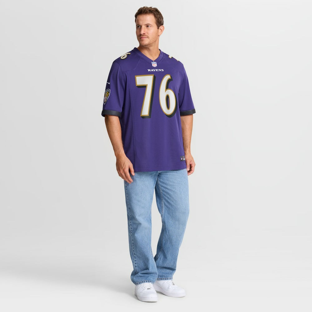 Kenyon Green Baltimore Ravens Team Game Jersey - Purple outlet
