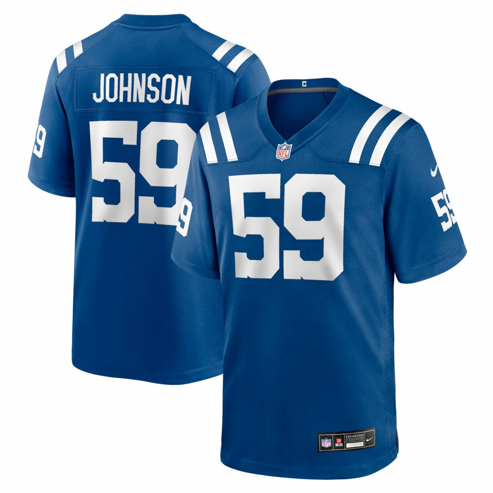 Buddy Johnson Indianapolis Colts Team Game Jersey - Royal cheap