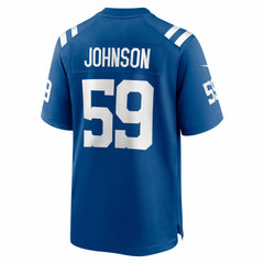 Buddy Johnson Indianapolis Colts Team Game Jersey - Royal cheap