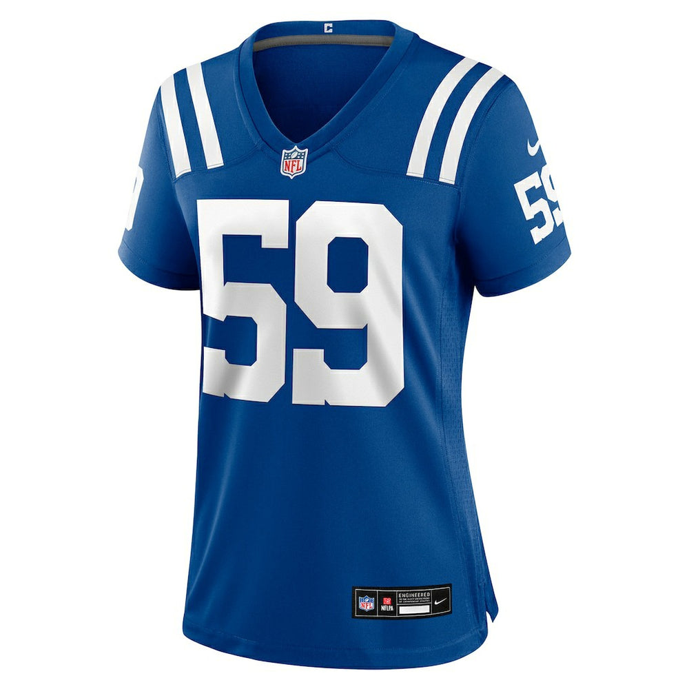 Buddy Johnson Indianapolis Colts Women's Team Game Jersey - Royal discount